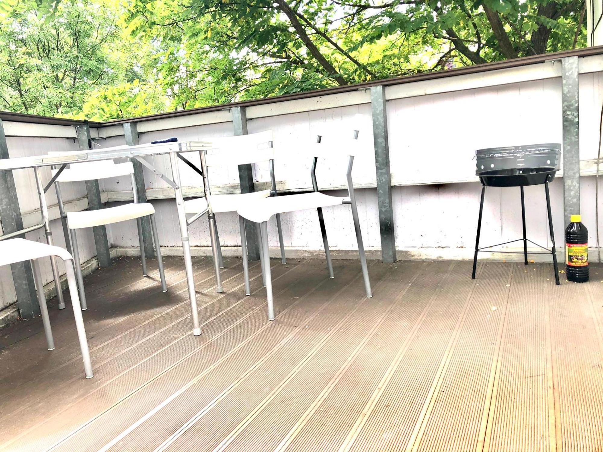 Monteurwohnung Am Flughafen シュクロイディッツ エクステリア 写真